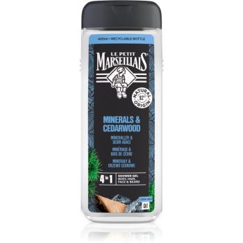Le Petit Marseillais Minerals & Cedarwood gel de duș 4 in 1 pentru bărbați 400 ml
