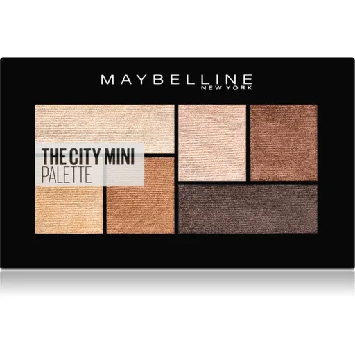 MAYBELLINE NEW YORK The City Mini Palette paletă cu farduri de ochi culoare 400 Rooftop Bronzes 6 g