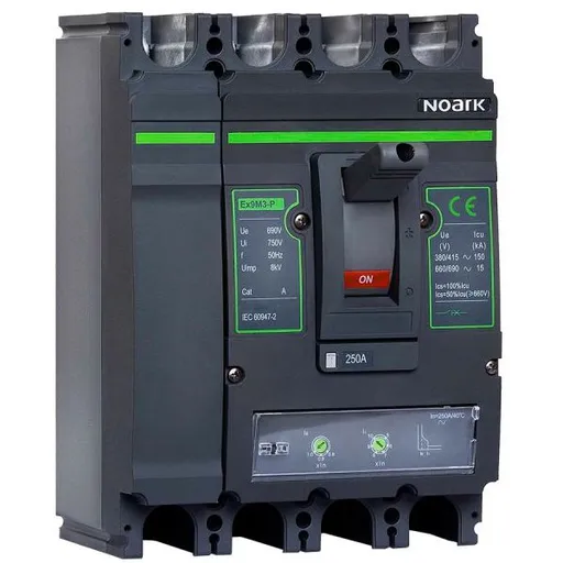 Intrerupator automat MCCB tip usol 4P4T Noark 4P 36kA reglabil 400A 111969