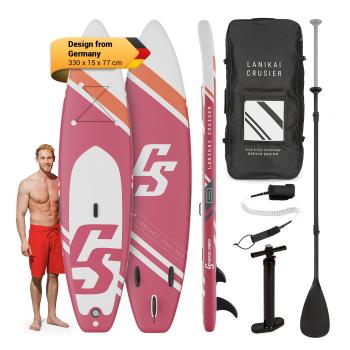 Capital Sports Lanikai Cruiser 10.8, paddleboard gonflabil, set cu placă SUP, 330 × 77 × 15