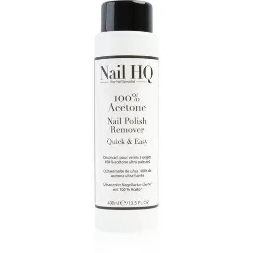 Nail HQ 100% Acetone dizolvant pentru oja 400 ml