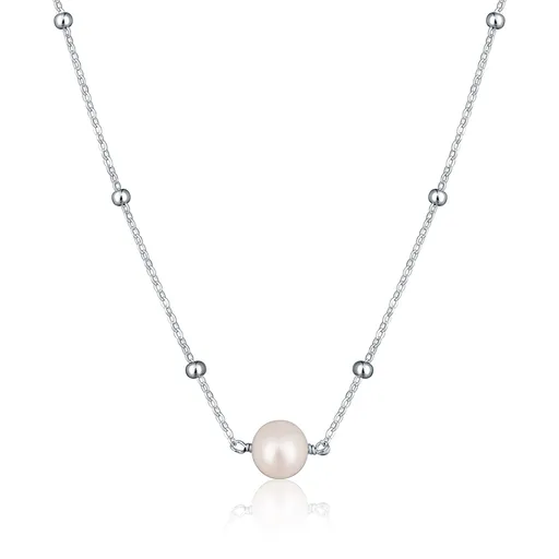 JVD Colier din argint cu perlă reală SVLN0760SD2P145