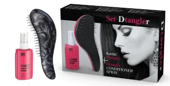 Dtangler Set cadou Conditioner Spray Set Black Flower