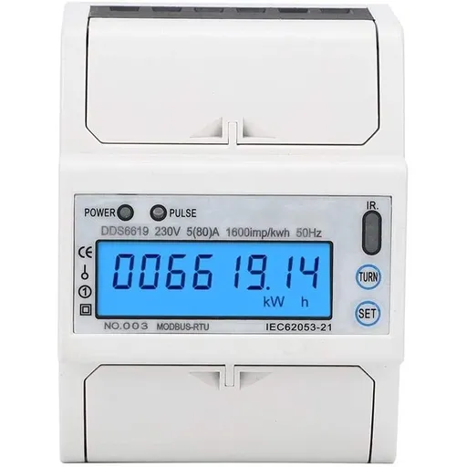 Contor monofazat de energie electrica, Sina, Sinotimer, KWH, DDS6619-014, 220V, ecran digital LED