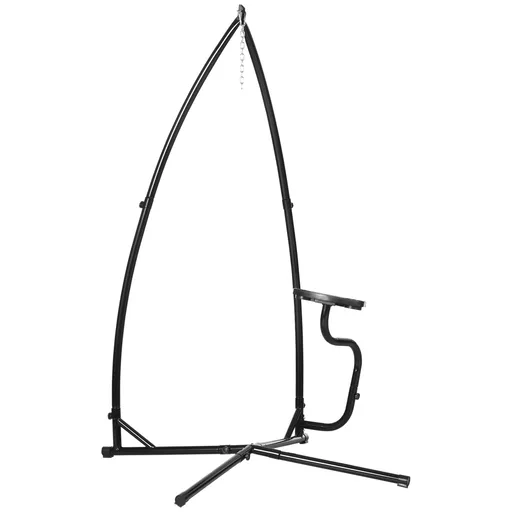 Outsunny Suport pentru Scaun Suspendat - Baza Scaun Suspendat - Tableta reglabila inclusa - Greutate maxima recomandata 120 Kg | Aosom Romania