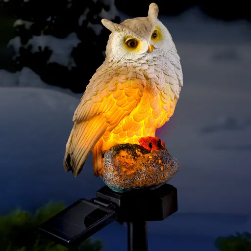 Lampă solară bufniță