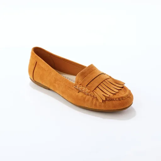 Mocasini din imitație de piele întoarsă