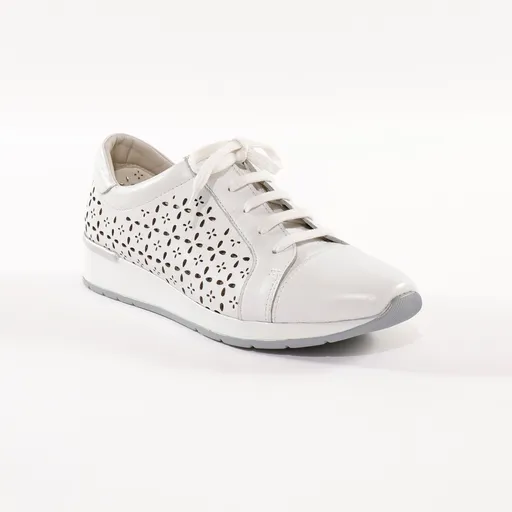 Adidași din piele și piele de miel