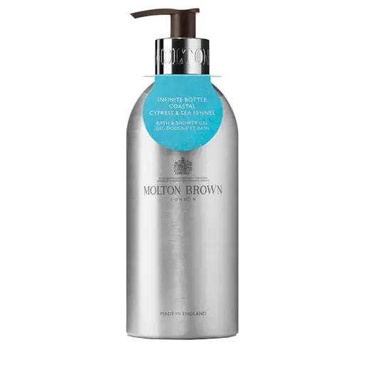 Molton Brown Gel de duș Coastal Cypress & Sea Fennel (Infinite Bottle Bath & Shower Gel) 400 ml