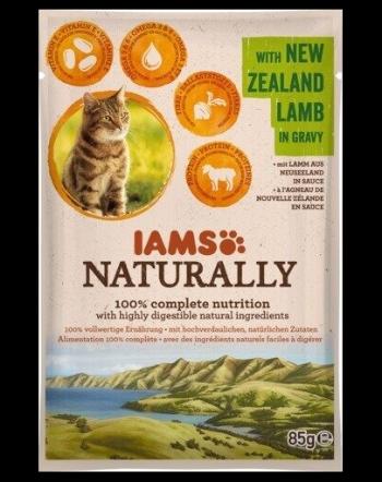 IAMS Naturally Adult cu Miel din Noua Zeelandă, în Sos 85 g