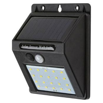 Lampă solară LED Rabalux 7880 Ostrava, de exterior, cu senzor de mișcare, 12,5 cm