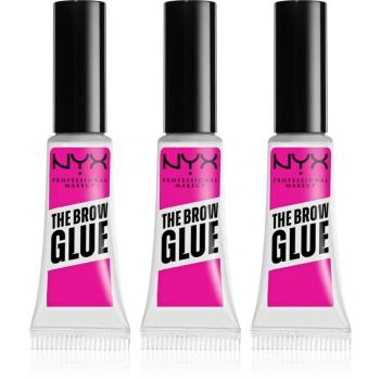 NYX Professional Makeup The Brow Glue gel pentru sprancene 3x5 g
