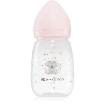 Kikkaboo Savanna Anti-colic Baby Bottle biberon pentru sugari 3 m+ Pink 260 ml