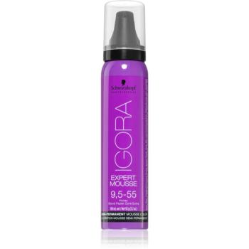 Schwarzkopf Professional IGORA Expert Mousse vopsea de par sub forma de spuma pentru păr culoare 9,5-55 Honey 100 ml