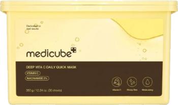 Medicube Mască de față cu vitamine Deep Vita C (Daily Quick Sheet Mask) 30 buc