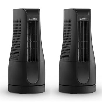 Klarstein Skyscraper Office Tower, fan tabel fan 16W Touch negru