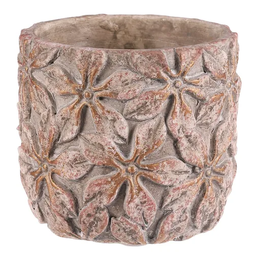 Mască de ghiveci din beton Flower S, 13 x 11 cm, 13 cm