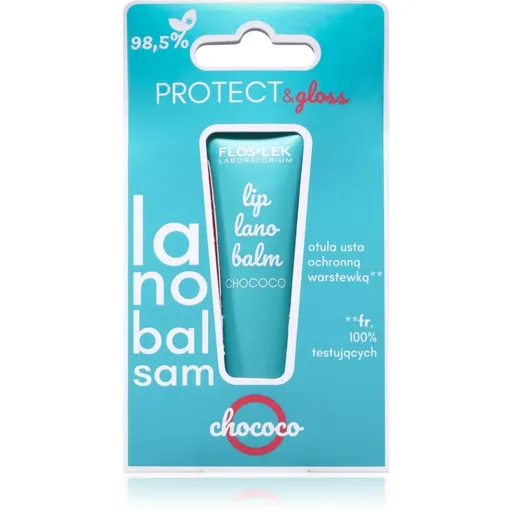 FlosLek Laboratorium Protect & Gloss Lip Lanobalm balsam intens pentru buze 12 g