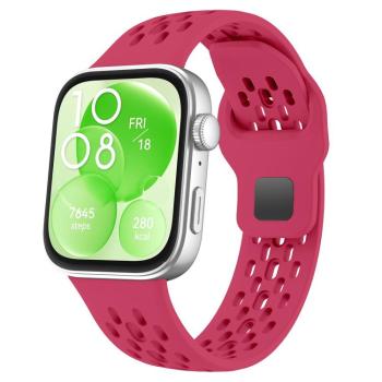 AIRY Silikónový remienok pre Huawei Watch Fit 4 / Fit 4 Pro bordový