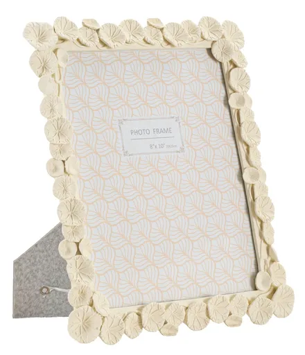 Rama foto Lotus, Mauro Ferretti, 20x25 cm, polirasina/sticla, crem