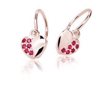 Cutie Jewellery Cercei pentru copii din aur roz C2160-10-X-4 roșu