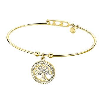 Lotus Style Brățară solidă placată cu aur cu pandantiv Copacul vieții Millennial LS2120-2/3