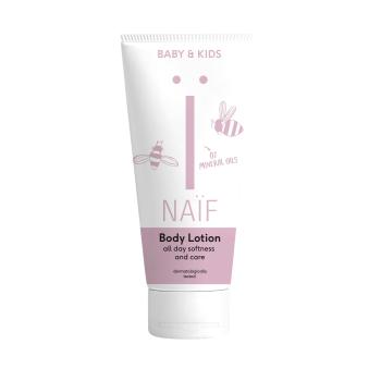 NAÏF Lapte de corp catifelant pentru copii și bebeluși Baby & Kids (Softening Body Lotion) 200 ml