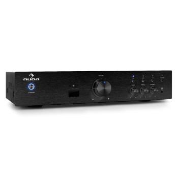 Auna AV2-CD508BT,amplificator HiFi negru, AUX, bluetooth