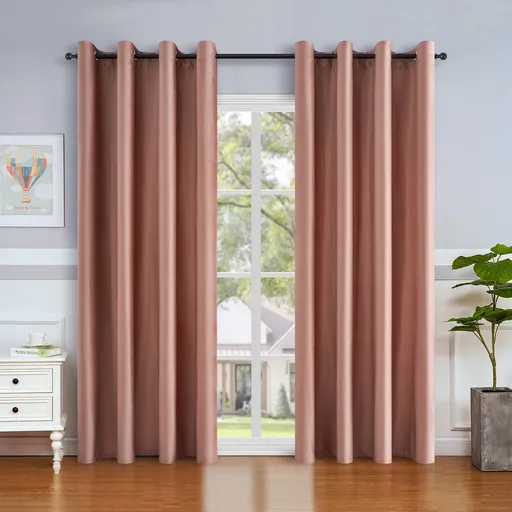 Draperie blackout 4Home Manila roz, 150 x 250 cm, roz