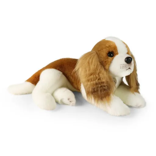 Jucărie pluș Rappa Câine Cavalier King Charles Spaniel 40 cm ECO - FRIENDLY