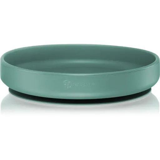 Petite&Mars Take&Match Silicone Plate farfurie cu ventuză Misty Green 6 m+ 1 buc