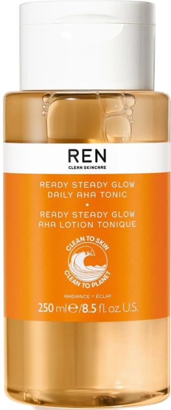 REN Cosmetics Loțiune tonică exfoliantă pentru piele Radiance (Ready Steady Glow Daily AHA Tonic) 250 ml