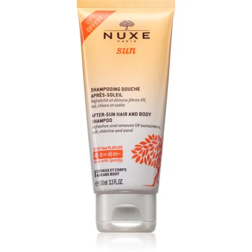 Nuxe Sun After-Sun Hair And Body Shampoo gel de dus pentru corp si par dupa expunerea la soare 100 ml