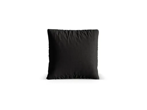 Perna decorativa, Nuria-215, Micadoni Home, 40x40 cm, tesatura structurata chenille, negru