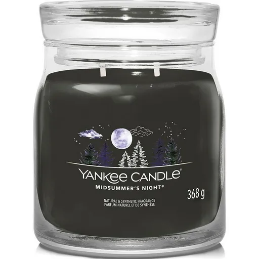 Lumânare parfumată medie Yankee Candle Signature Midsummer’s Night, 368 g, M
