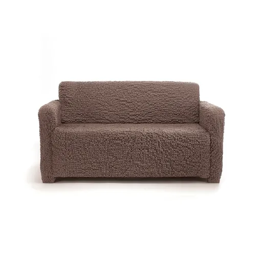 Husă extensibilă suplimentară cu model în relief pentru fotoliu/ canapea cu cotiere