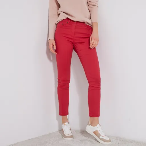 Pantaloni strâmți monocromi 7/8