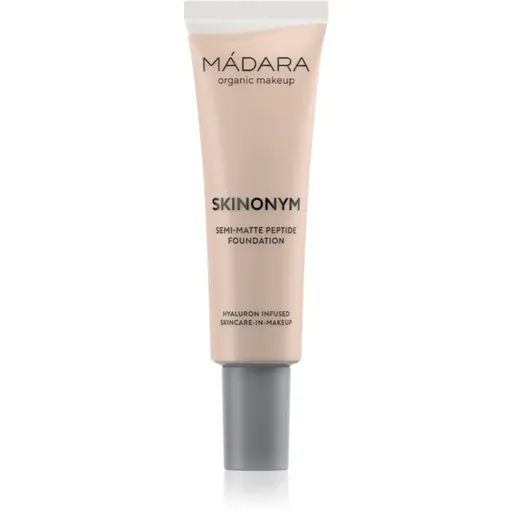 MÁDARA Skinonym Semi-Matte Peptide machiaj persistent cu peptide culoare Ivory 20 30 ml