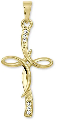 Soliter Pandantiv Cruce originală din aur galben 249 001 00471