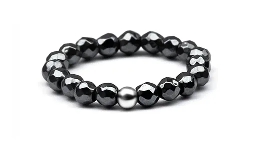 Agato Inel mineral cu hematit POL-R13 60 mm