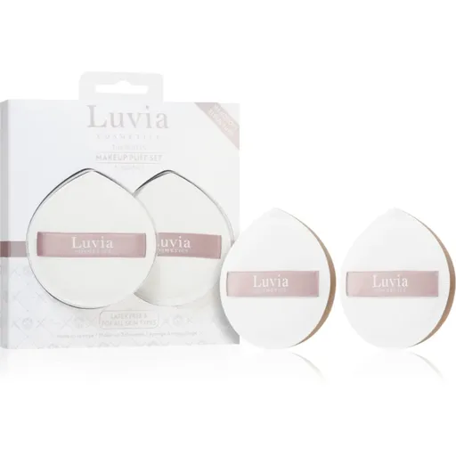 Luvia Cosmetics The Puffys Makeup Puff Set puf pentru pudra Elegance 2 buc