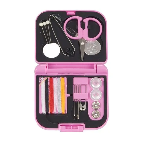 Trusă de cusut de călătorie, cutie 7 x 8 cm