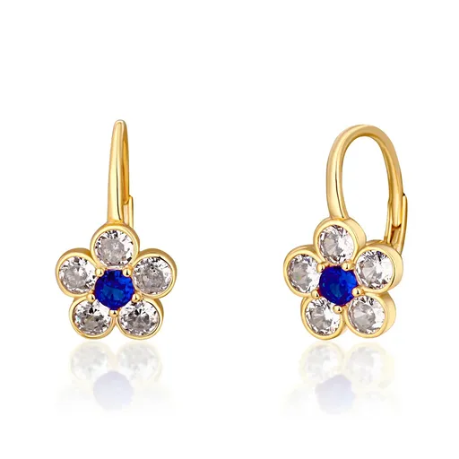 JVD Cercei uimitori placați cu aur Flori SVLE1505XH2GM00