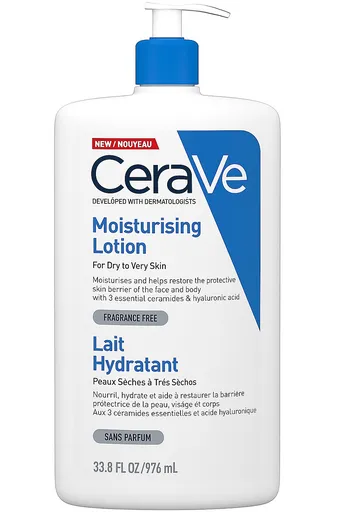 CeraVe Loțiune hidratantă pentru piele uscată până la foarte (Moisturising Lotion) 976 ml