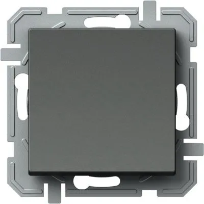 Logiq Intrerupator Simplu 1P 10A 250V Antracit, TEM Modul TEM-SQ10ATXO-U