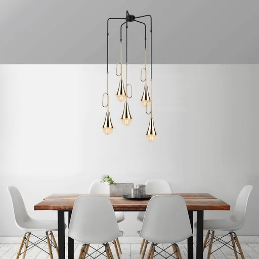 Lustra, Opviq, 892OPV1481, Negru