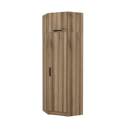 Dulap pentru haine, Hanah Home, Kale Oak, 74x255x52 cm, Stejar