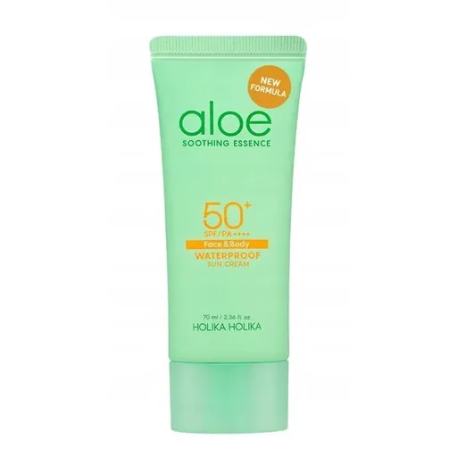 Holika Holika Gel de protecție solară rezistent la apă Aloe SPF 50+ (Waterproof Sun Cream) 70 ml