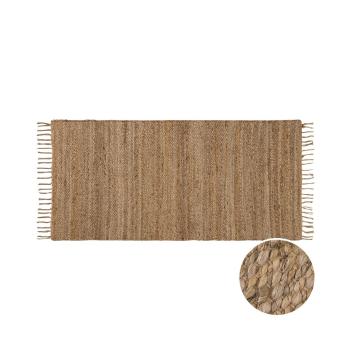 ALL NATURE kender szőnyeg natúr színű, rojtokkal 140 x 70cm