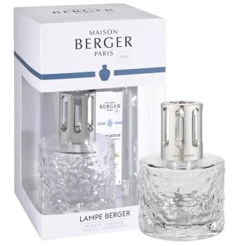 Maison Berger Paris Set cadou de lampă catalitică Mirage Transparent + reumplere Pure White Tea 250 ml
